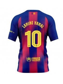 Billige Barcelona Lamine Yamal #10 Hjemmedrakt 2025-26 Kortermet